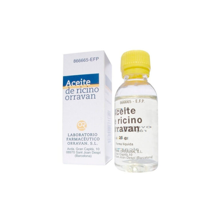 Aceite de ricino para tomar: Ficha técnica del líquido oral Orravan 1g/ml