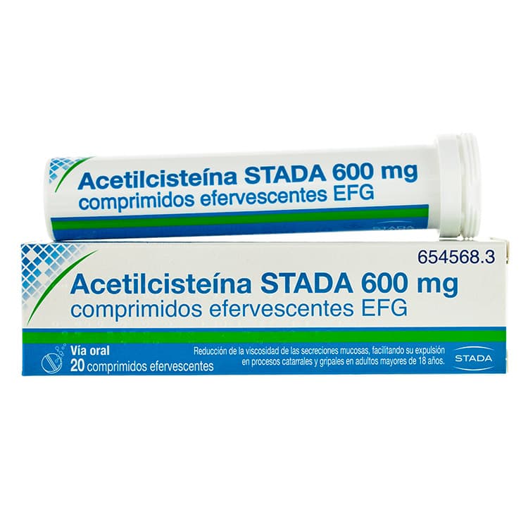 Acetilcisteína 600 mg: Prospecto y Comprimidos Efervescentes EFG