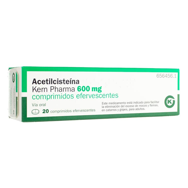 Acetilcisteína Kern Pharma 600 mg: Prospecto y usos – Comprimidos efervescentes