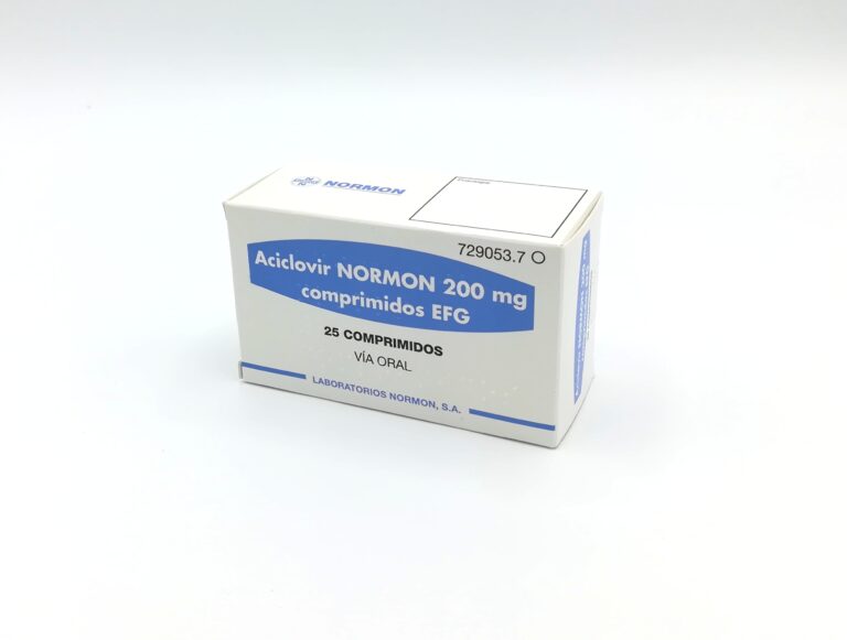 Aciclovir Normon 200 mg: Prospecto y Comprimidos Dispersables – EFG