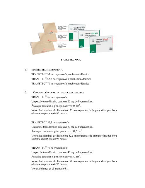 Ácido 4 oxopentanoico en el prospecto de Trantec 35 microgramos: información sobre el parche transdérmico