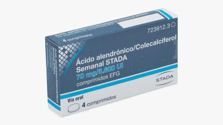 Ácido Alendrónico/Colecalciferol: Efectos Secundarios del Prospecto Semanal Bluefish 70 mg/5.600 UI en Comprimidos EFG