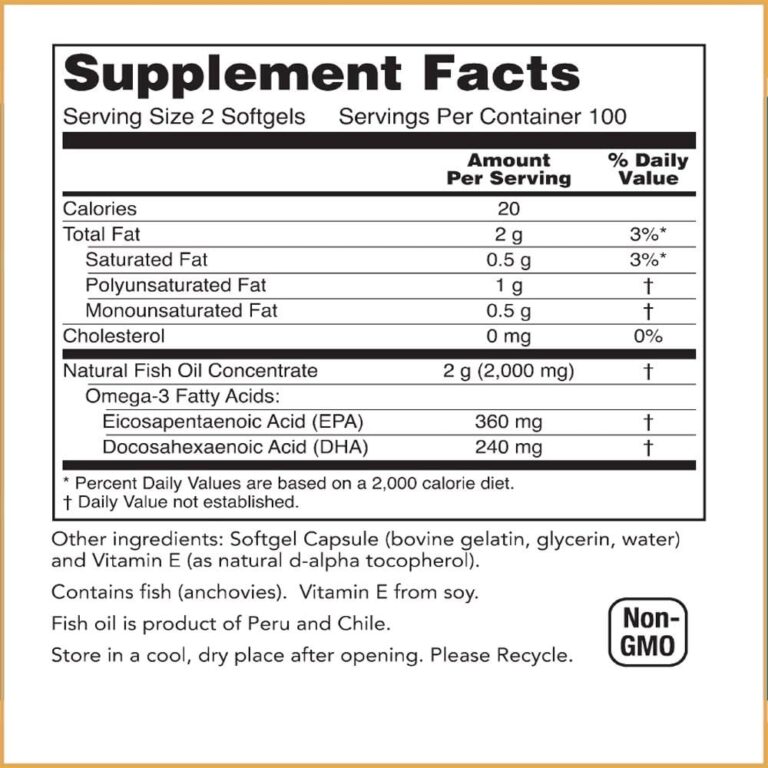 Ácido graso EPA: Ficha técnica y características de las cápsulas blandas Omega 3 Strides 1000 mg (EFG)