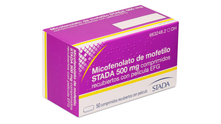 ACIDO MICOFENOLICO STADA 360 MG: Prospecto, ficha técnica y comprimidos gastrorresistentes EFG