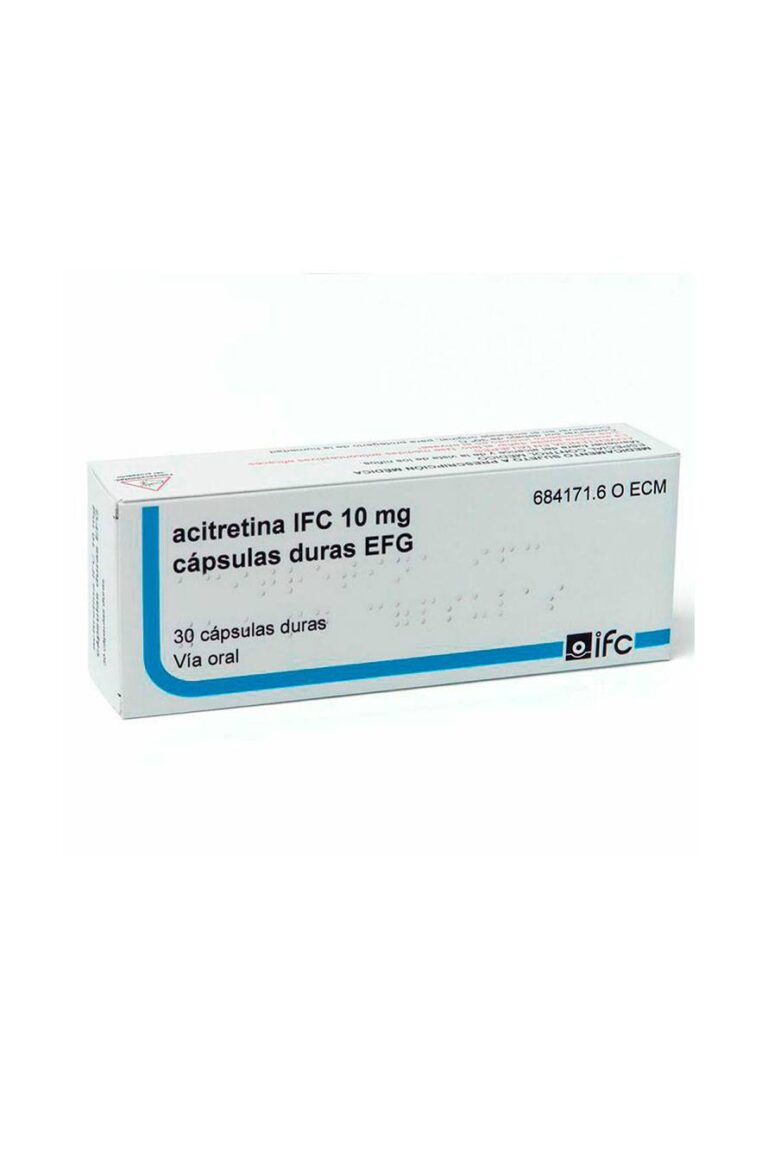 ACITRETINA IFC 10 mg: Prospecto, Capsulas Duras + Efectos, Dosis y Usos