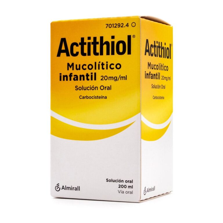 Actithiol Mucolítico Infantil: Ficha Técnica y Solución Oral 20mg/ml