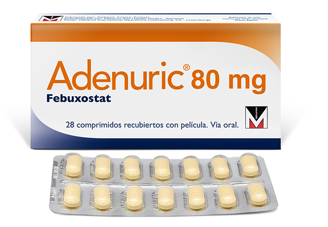 Adenuric 80 mg comprimidos recubiertos con película: Conoce sus efectos secundarios