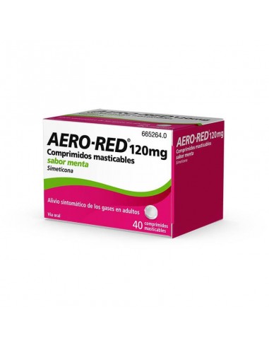 Aero Red 120 mg: Comprimidos Masticables sabor Menta – Beneficios antes o después de comer