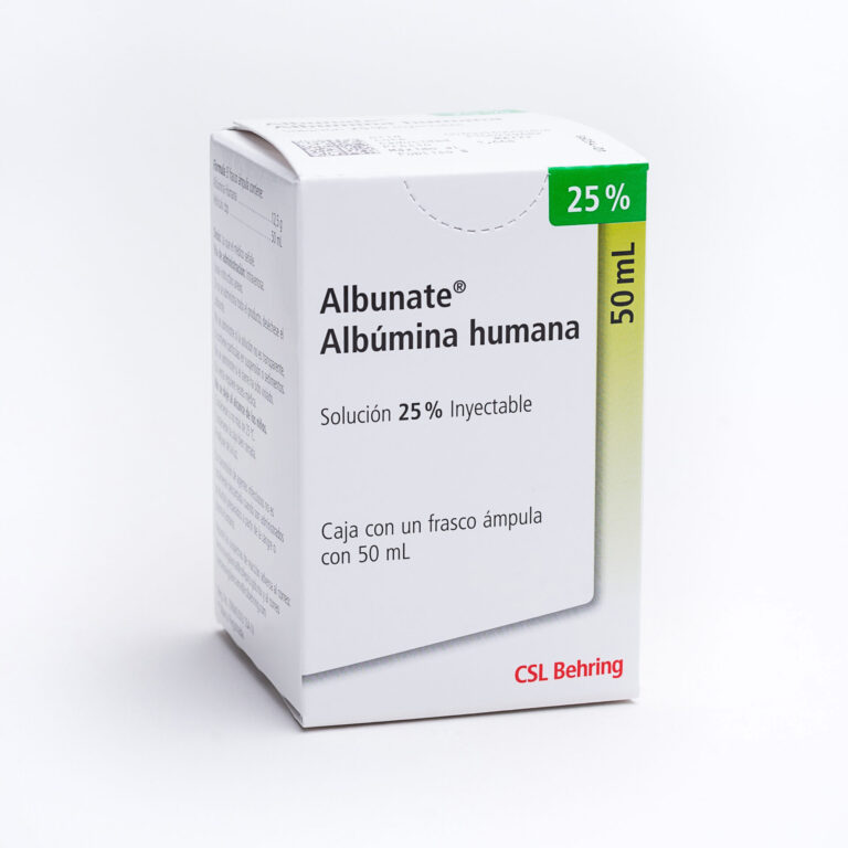 Albumina humana: precio, prospecto y solución para perfusión CSL Behring