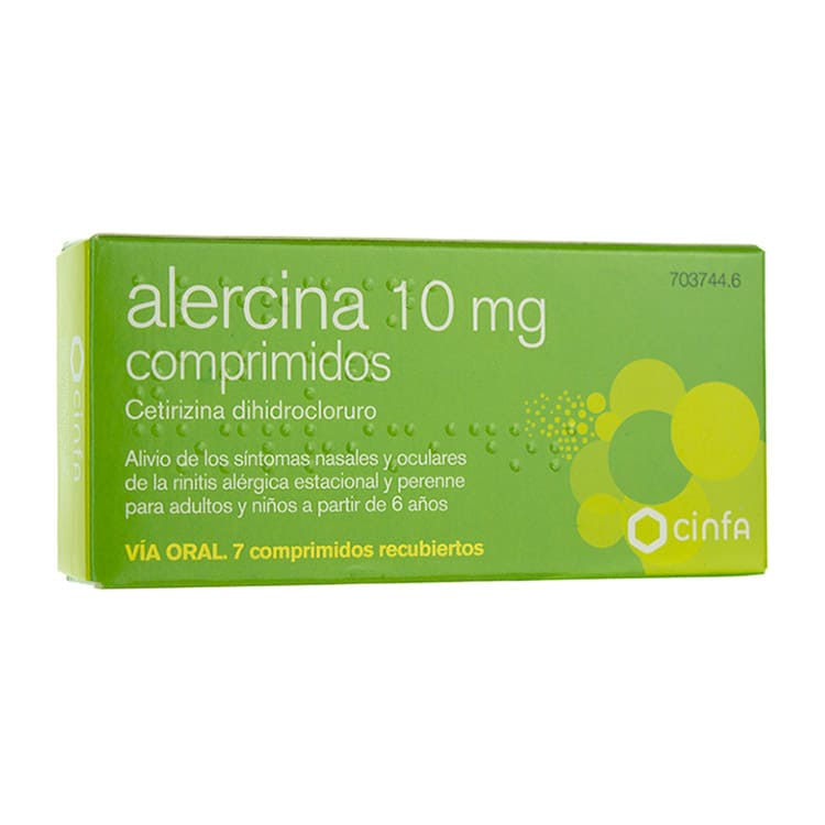 Alercina 10 mg Comprimidos: Prospecto y Usos | Información