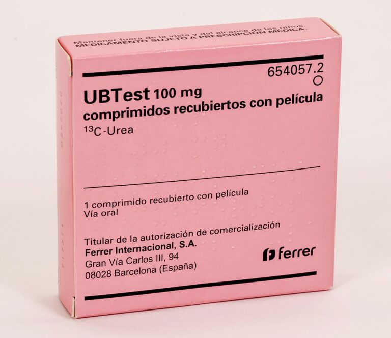 Almax antes de la prueba del aliento: información y recomendaciones del UBTEST 100 mg