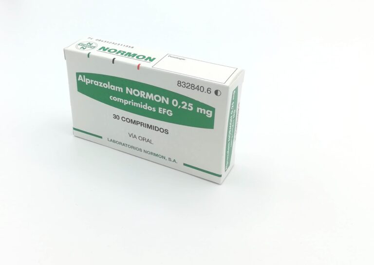 Alprazolam Normon 0,25 mg: Prospecto, Comprimidos y Efectos (EFG)