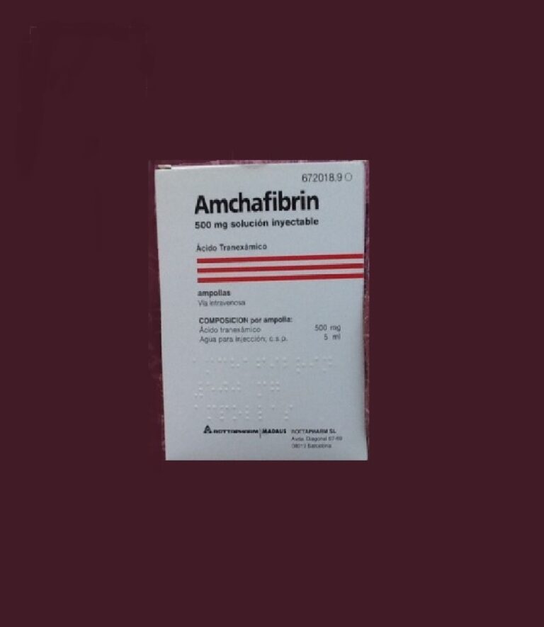Amchafibrin Ampollas: Uso tópico y Prospecto Ácido Tranexámico Baxter 100 mg/ml Solución Inyectable EFG