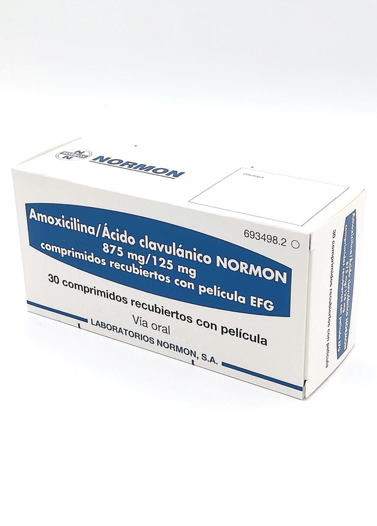 Amoxicilina Ácido Clavulánico 875 mg/125 mg – Prospecto y dosis recomendada
