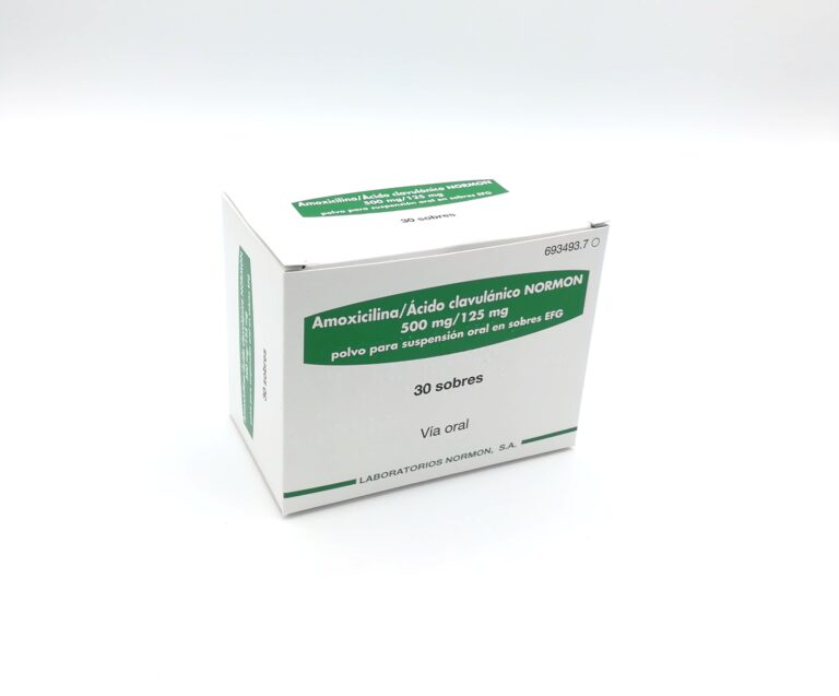 Amoxicilina Ácido Clavulánico Normon 500/125 mg: Ficha Técnica y Usos EFG
