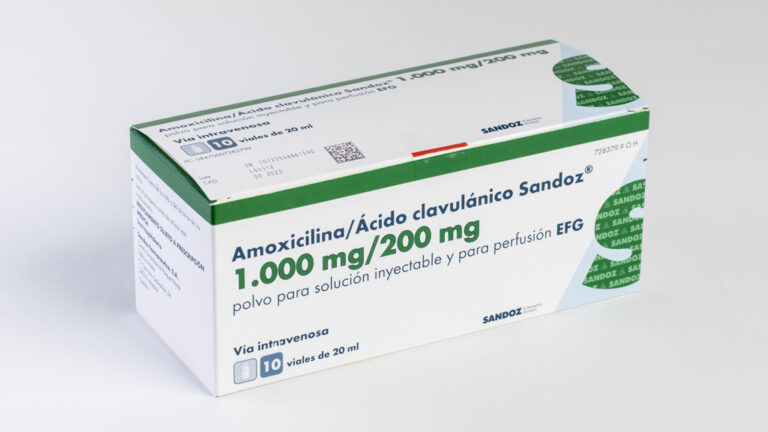 Amoxicilina/Ácido Clavulánico Sala 1.000 mg/200 mg – Prospecto, Polvo para Solución Inyectable y para Perfusión EFG