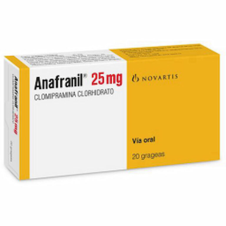 Anafranil 75 mg: Información, dosificación y efectos secundarios