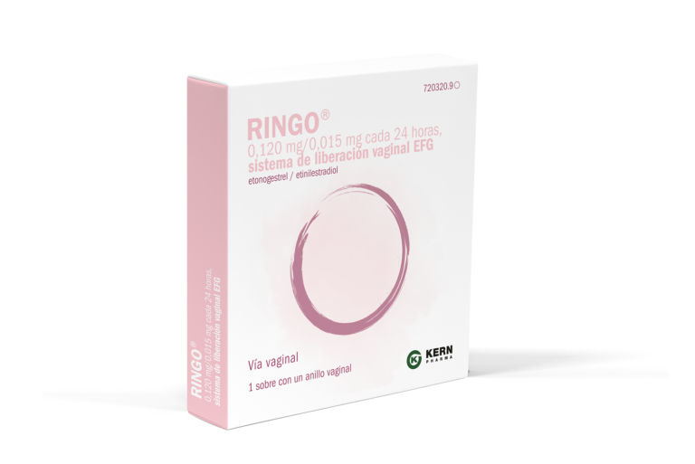 Anillo vaginal Ringo 0,120 mg/0,015 mg justo a tiempo: Ficha técnica y sistema de liberación EFG