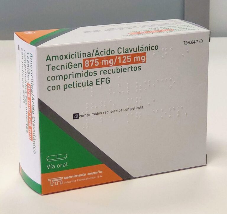 Antibiotico para sinusitis: Ficha Tecnica de Amoxicilina/Ácido Clavulánico Aristo 875/125 mg Comprimidos EFG