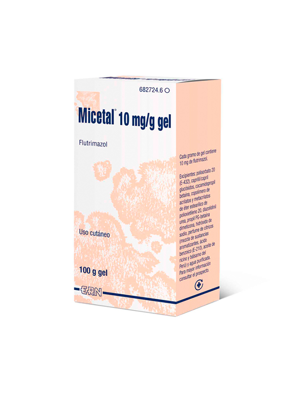 Antimicóticos: información sobre Micetal 10 mg/g polvo cutáneo dentro del prospecto