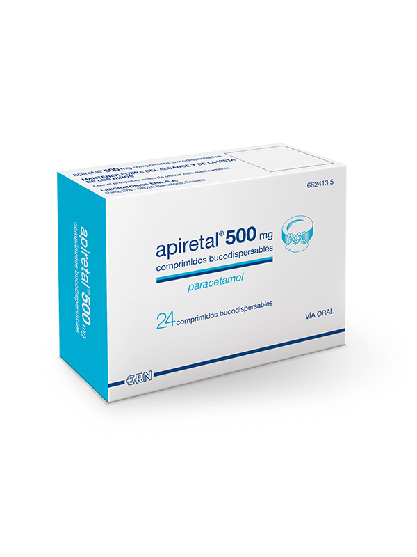 Apiretal 500 mg Comprimidos Bucodispersables – Ficha Técnica y Características