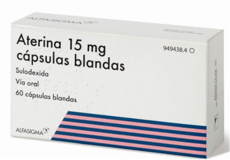 Aterina 15 mg cápsulas blandas: Precio sin receta y prospecto