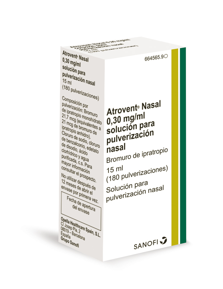 Atrovent Nasal Spray: Prospecto y Uso, Solución para Pulverización Nasal