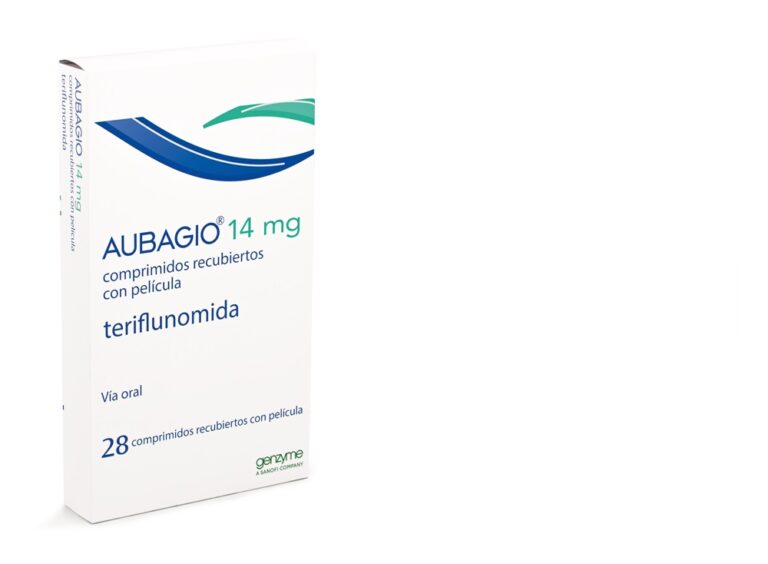 Aubagio 14 mg: ficha técnica, beneficios y más | Medicamento en comprimidos recubiertos