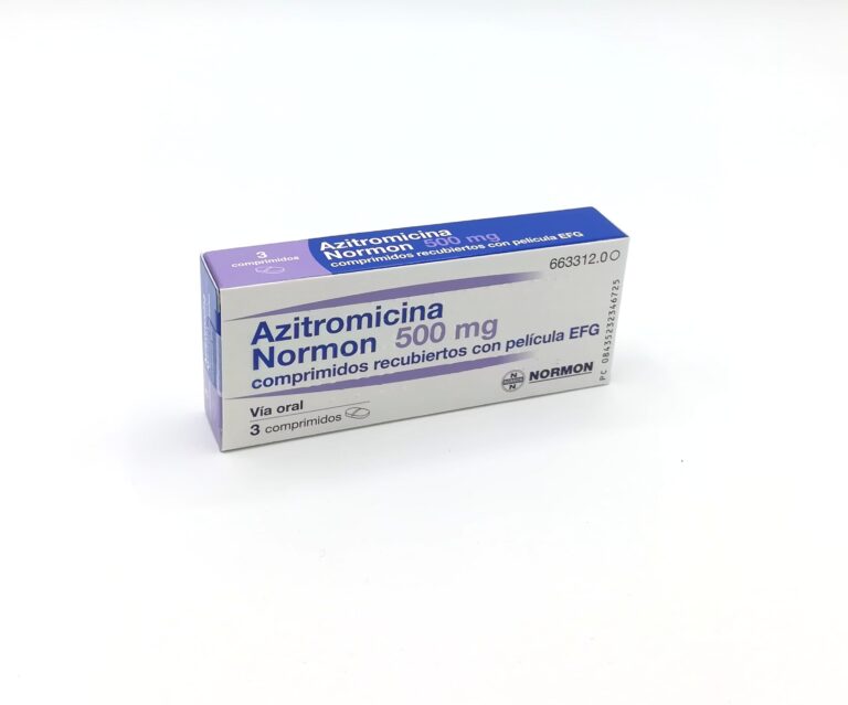 AZITROMICINA NORMON 500 mg: Ficha Técnica, Comprimidos Recubiertos con Película EFG