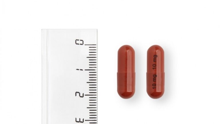 Betabloqueantes para evitar el enrojecimiento: Prospecto Rabidux 10 mg/10 mg cápsulas duras