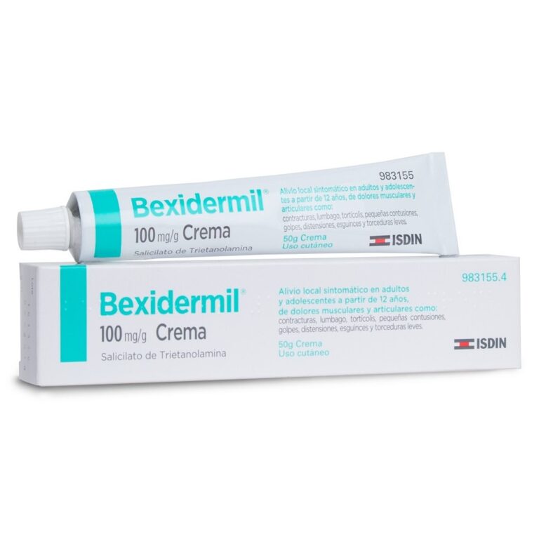 Bexidermil: Usos y ficha técnica de la crema de 100 mg/g