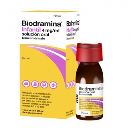 Biodramina Infantil 4 mg/ml: Ficha Técnica y Dosificación