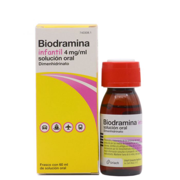 Biodramina Infantil Prospecto: 4 mg/ml Solución Oral