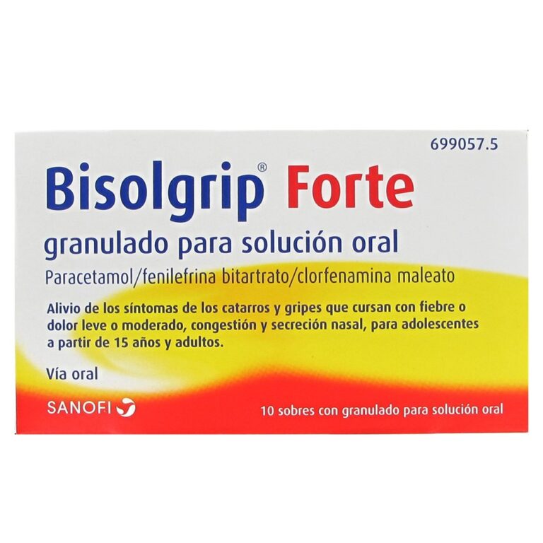 Bisolgrip Forte: Precio y Prospecto del Polvo para Solución Oral