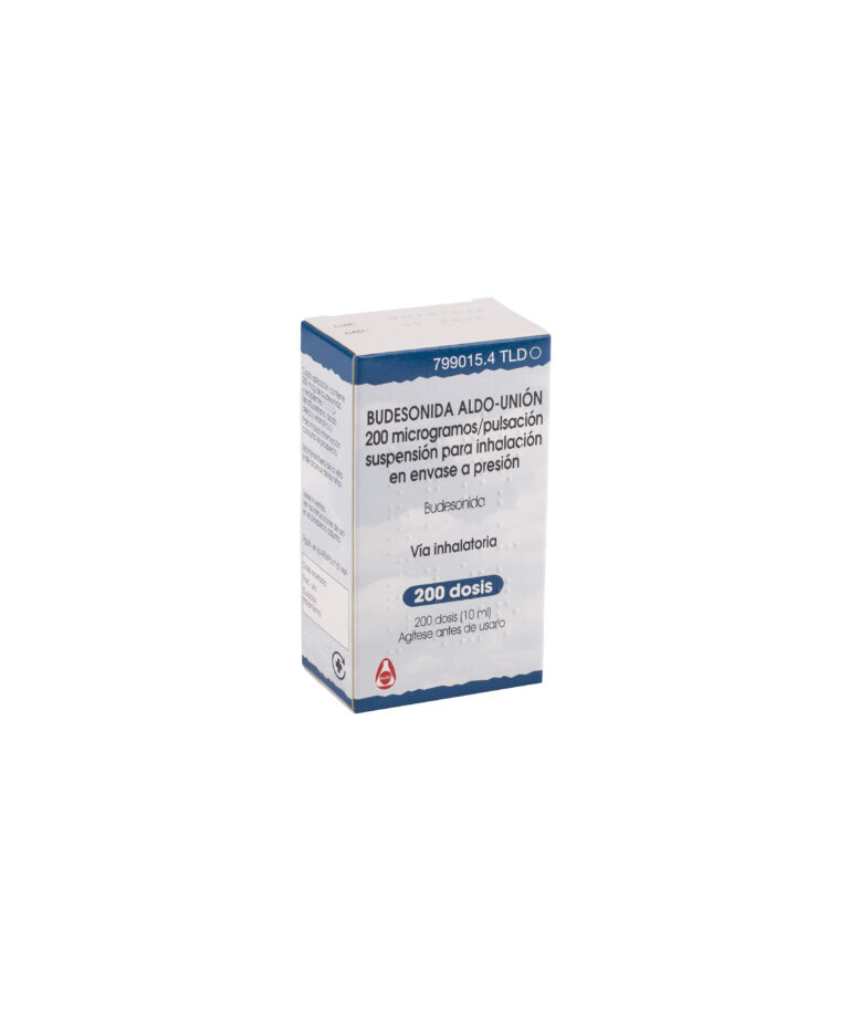Budesonida Aldo-Union 100: Prospecto y dosis de suspensión inhalatoria en envase a presión