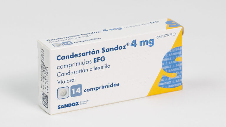 Candesartan 4 mg: Prospecto y Comprimidos Sandoz EFG