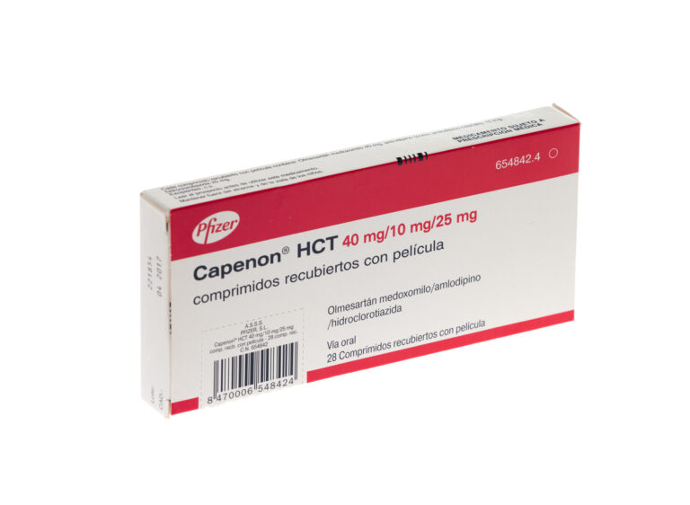 Capenon HCT 40 mg/10 mg/25 mg: Ficha Técnica y Recomendaciones