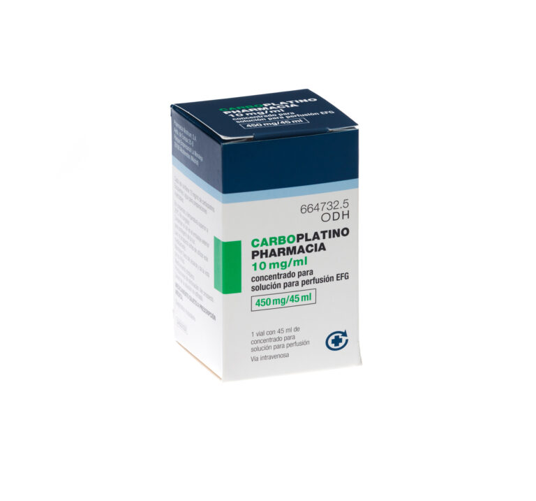 Carboplatino Pharmacia: Ficha técnica, dosis y solución para perfusión EFG