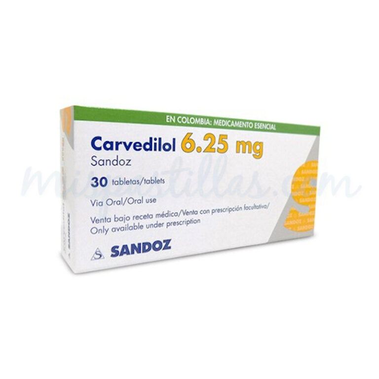 Carvedilol Sandoz 6,25 mg: usos y beneficios del Cardionil