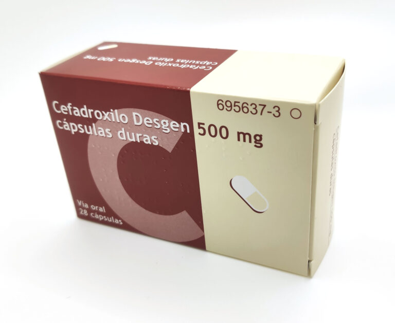 CEFADROXILO DESGEN 500 MG: Ficha Técnica, Dosificación y Presentación