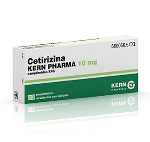 Cetirizina Kern Pharma 10 mg: Prospecto y características