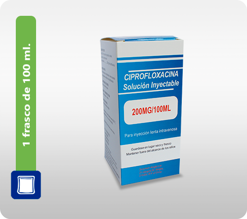 Ciprofloxacino Anartis 200 mg/100 ml: Prospecto, dosis e indicaciones