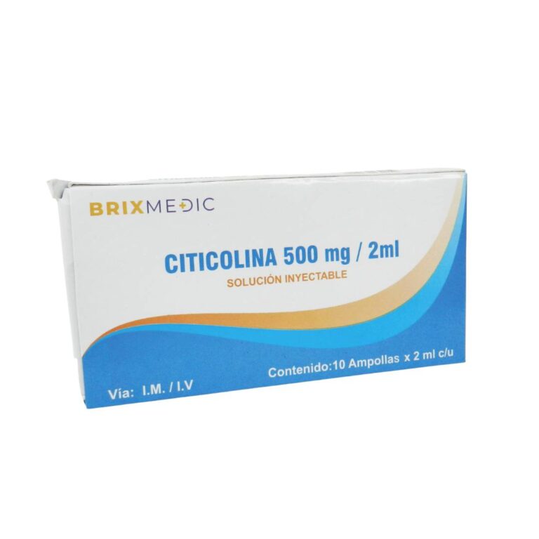 Citicolina en personas sanas: Prospecto y dosis de Citicolina Ferrer 500 mg solución inyectable EFG