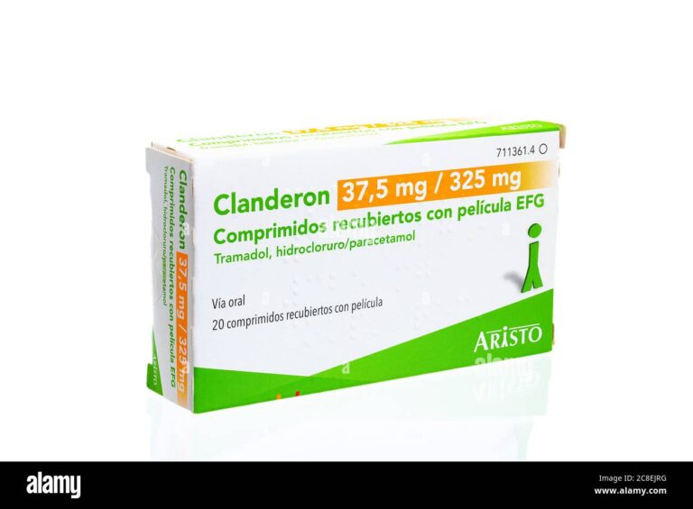 CLANDERON 37.5 MG/325 MG: Precio, Prospecto y Información del Medicamento