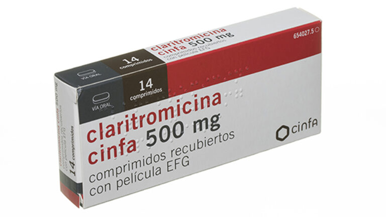 Claritromicina Cinfa 500 mg: Ficha técnica, uso y efectos secundarios