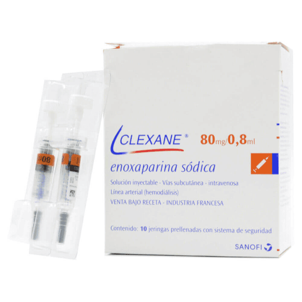 Clexane 80 mg: Prospecto, indicaciones y presentación en jeringa precargada
