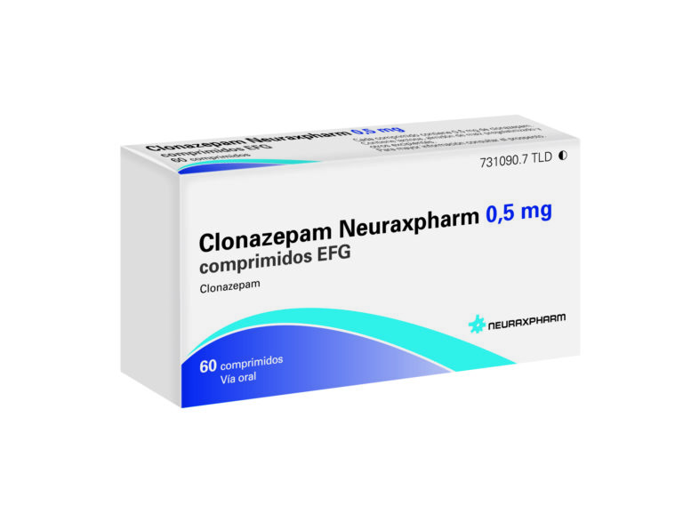 Clonazepam Neuraxpharm 0.5 mg: prospecto y características de los comprimidos EFG