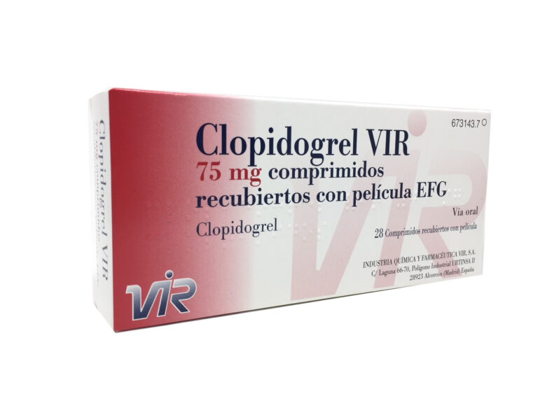 Clopidogrel VIR 75 mg: Ficha Técnica, Composición y Uso para el Tratamiento de Infartos y Niveles Altos de Protrombina