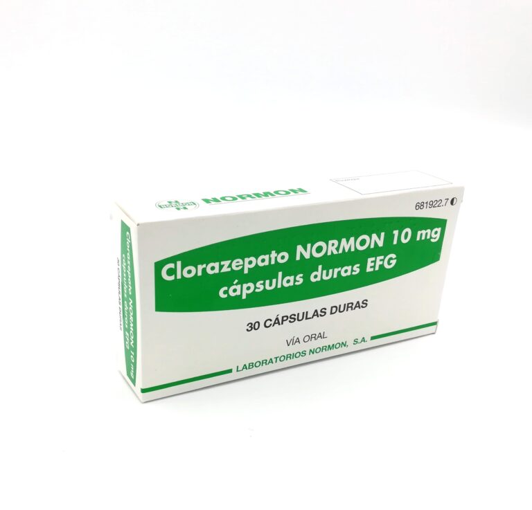 Clorazepato Normon 10 mg: Descubre todo sobre las cápsulas duras EFG en el prospecto