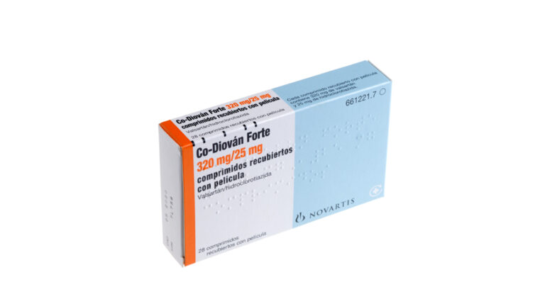 Co-Diovan Forte 320 mg/25 mg: Prospecto de comprimidos recubiertos con película